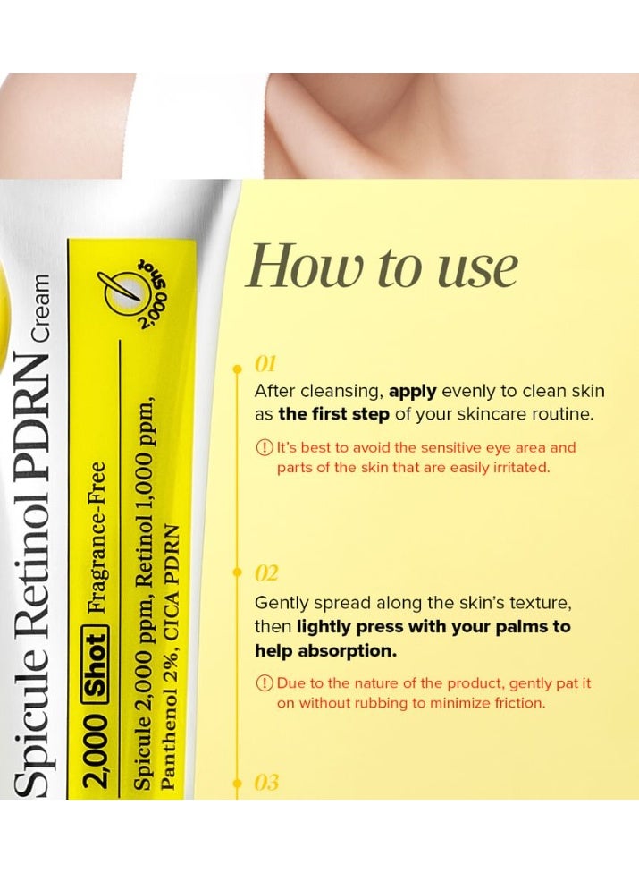 MARY & MAY spicule Retinol Pdrn Cream 15g - Image 3